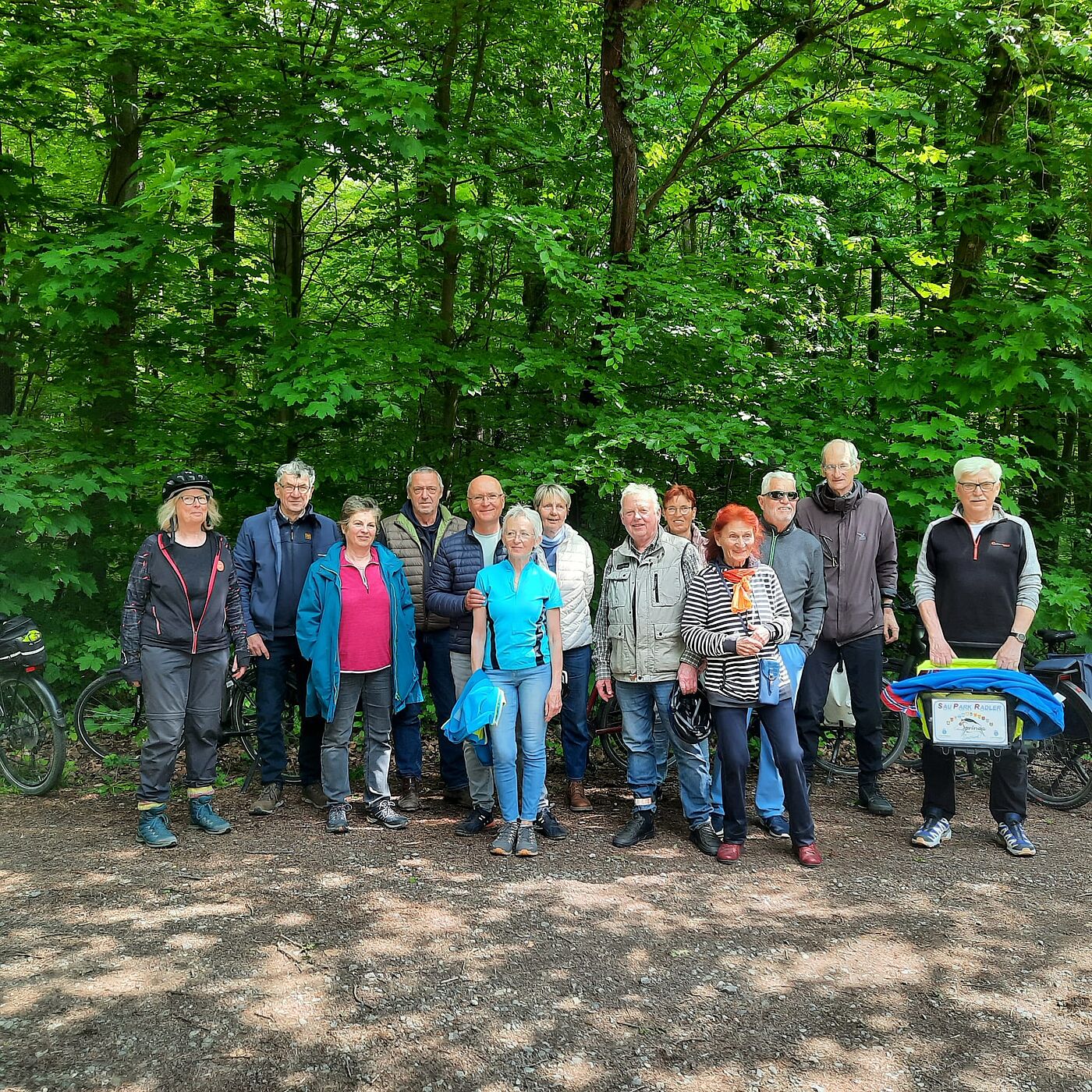 Teilnehmer der Radtour am Deistertag