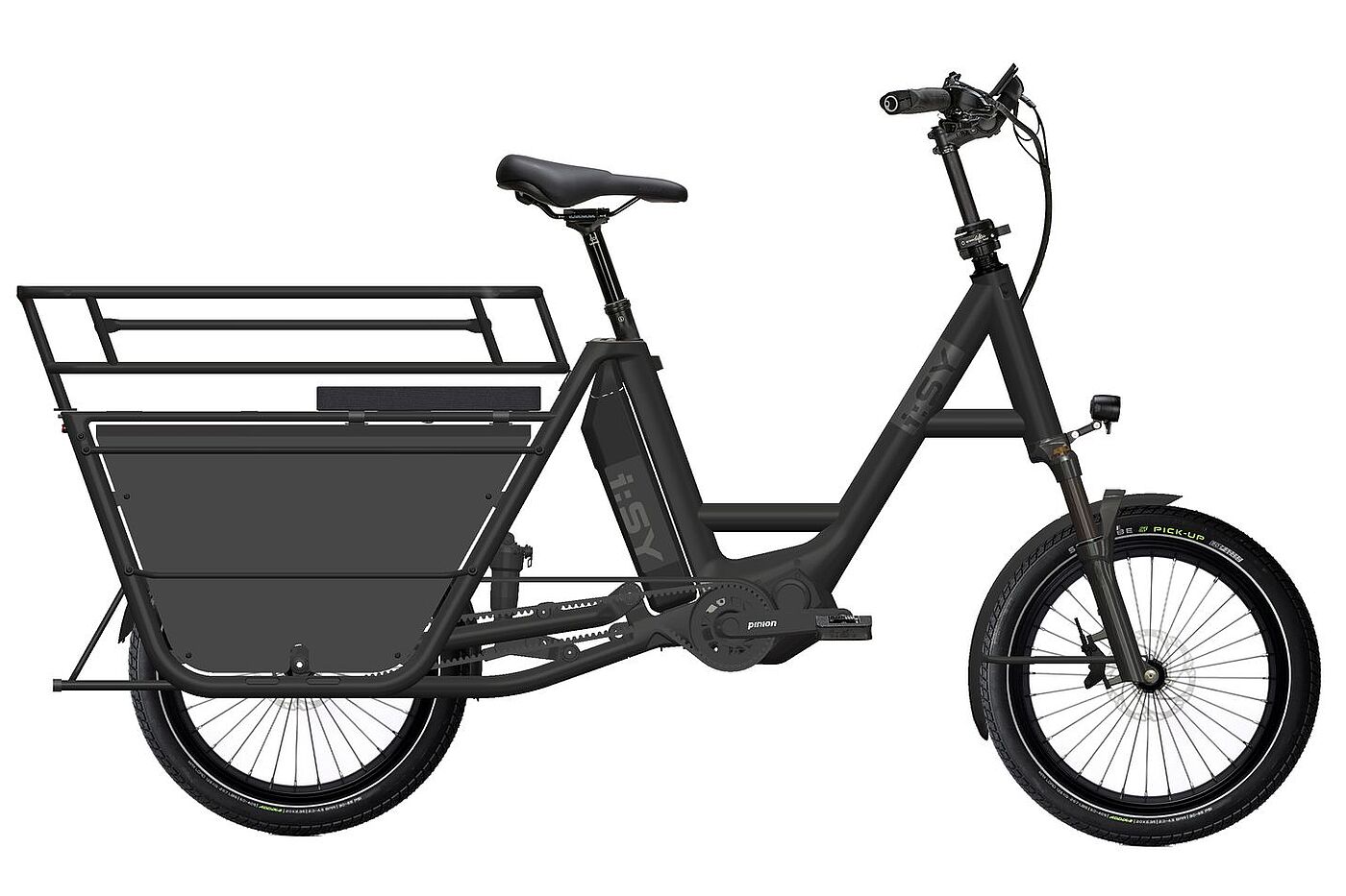 Longtail isy cargo Freisteller des Fahrrads Longtail isy cargo